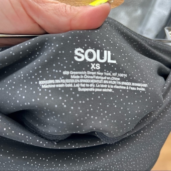 SOULCYCLE high waisted spotted tights with skull size XS - Picture 7 of 9